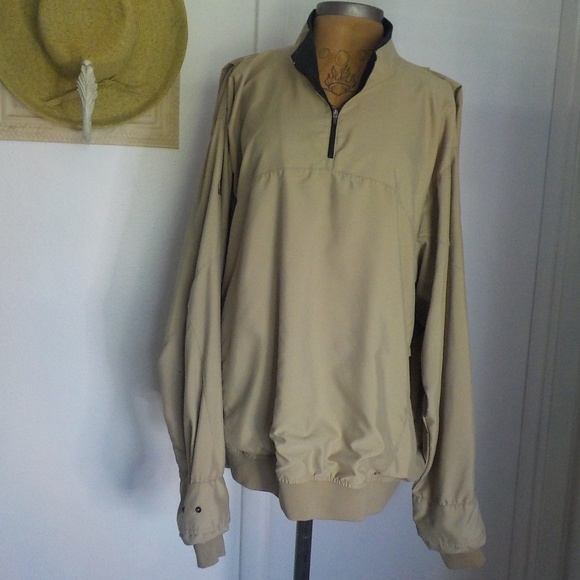 ZERO Golf Tan Wind Stopper Jacket - Picture 1 of 11
